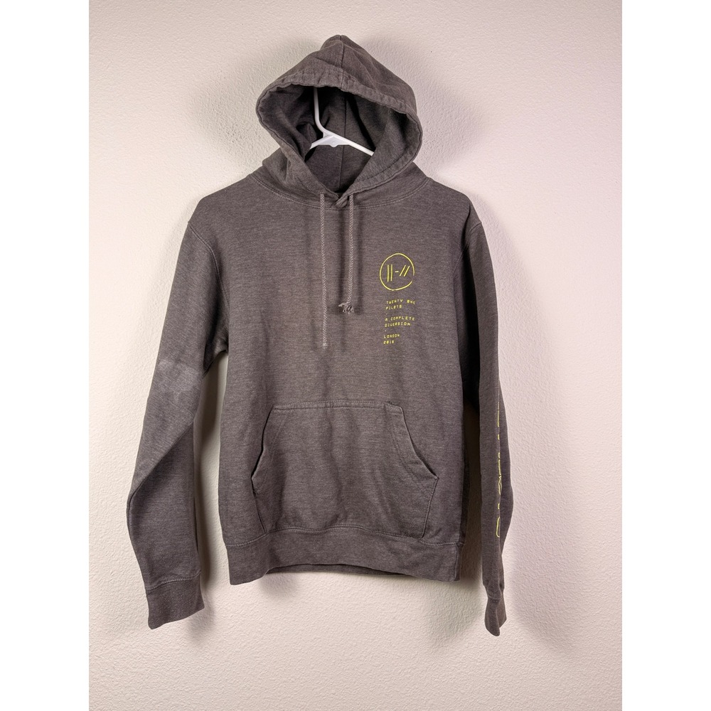 Twenty One Pilots Hoodie – Gray/Yellow – XS – 2018 Tour